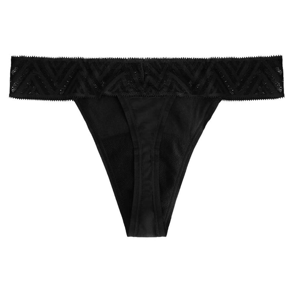 JULIA String Menstruel Mit Spitze Schwarz Period Etsy