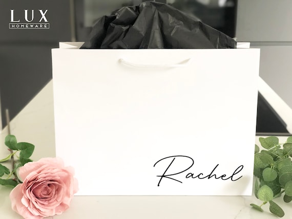 Personalised Bridesmaid Gift Bag - Birthday Gift Bag - Bridesmaid Bag - Maid Of Honour - Gift Bag - Thank You Bags - Bride Gift bag -Wedding