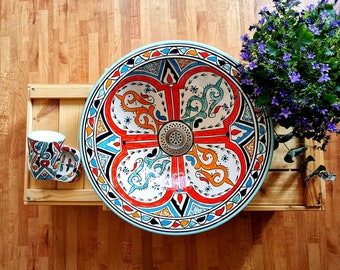 Oriental ceramic washbasin