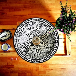 Oriental ceramic washbasin