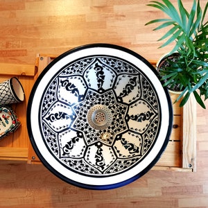 Oriental ceramic washbasin