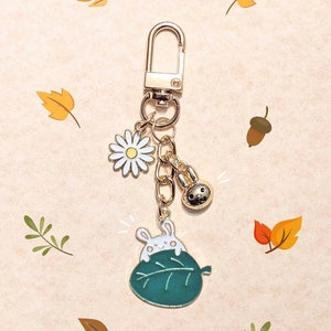 Plant Bunny Keychain | Kawaii keychain | Cute accessories |