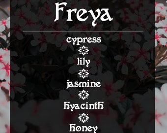 Freya/Freja Perfume Oil - Goddess Perfume - Norse