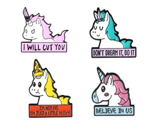 Unicorn Enamel Pins