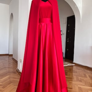 Handmade Sufi Dance Costume: Dervish Skirt, Blouse & Silk Scarf
