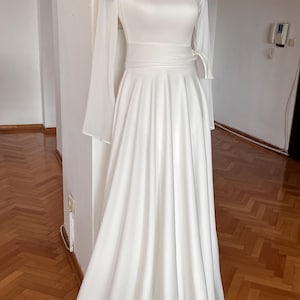 Handmade Sufi Whirling Dance Costume: Custom Skirt & Bodysuit