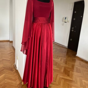 Sufi Dance Costume: Whirling Skirt, Bodysuit, Scarf & Headband