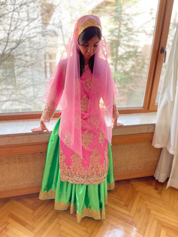 Buy Persian Costume , Traditional Clothes , Bakhtiary Costume , Persian  Festival Costume , Design Traditional Embroidered Boho Dress Online in  India 