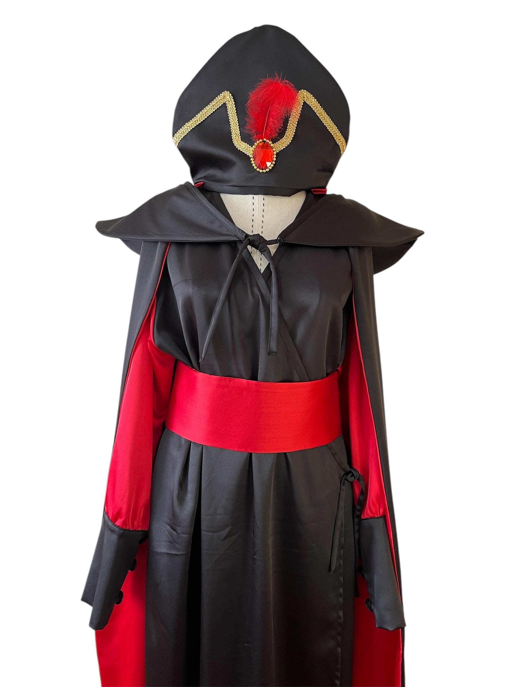 手作りジャファーコスチューム、アラジン悪役コスプレローブ（ケープ