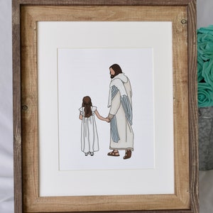 Walk With Jesus * Faceless Art * I am a Child of God * Baptism Gift * Grief Gift * Jesus With the Children * Savior Art * Jesus Christ * LDS