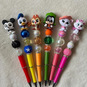 Doorable Pens / Pen / Doorables / Doorable / Pens / Beads / Beaded pens / Disney Characters Pens