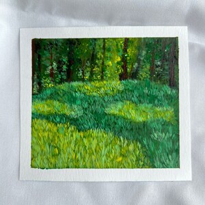 Forest Painting Original Art Wall Decor Acrylic Painting Original Art Gift