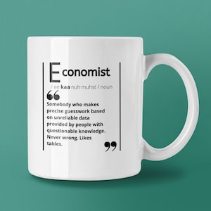 Economist Definition Mug: Funny Gift for Economists
