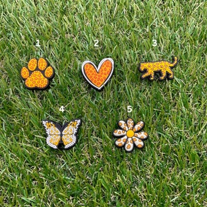Cheetah Shoe Charms | Butterfly Shoe charms