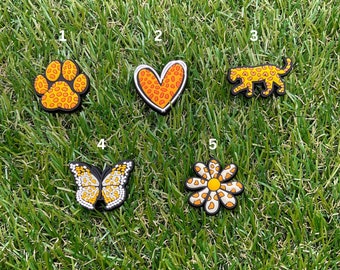 Cheetah Shoe Charms | Butterfly Shoe charms