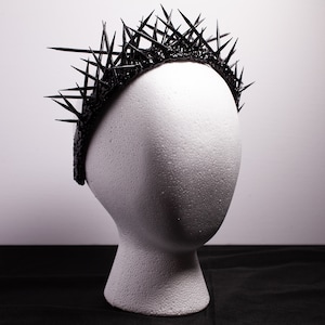 Thorn Crown Headpiece, Spiked Halo, Cosplay Headband