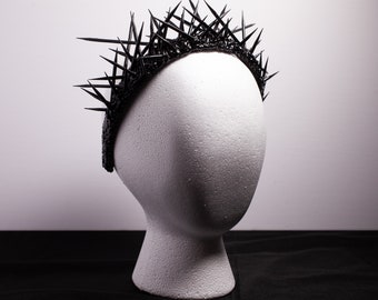 Thorn Crown Headpiece, Spiked Halo, Cosplay Headband