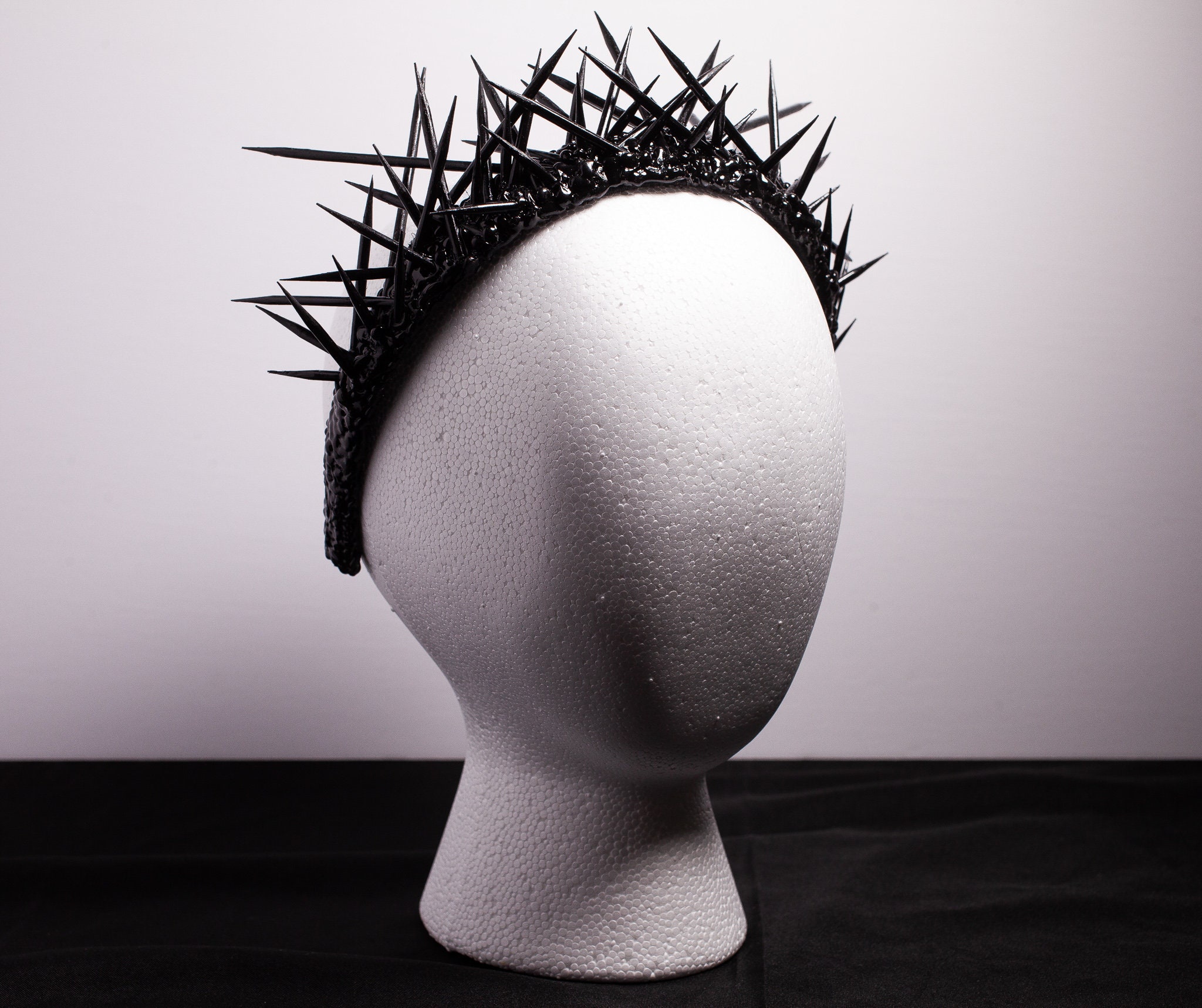 Thorn Crown Headpiece Spiked Halo Cosplay Headband - Etsy