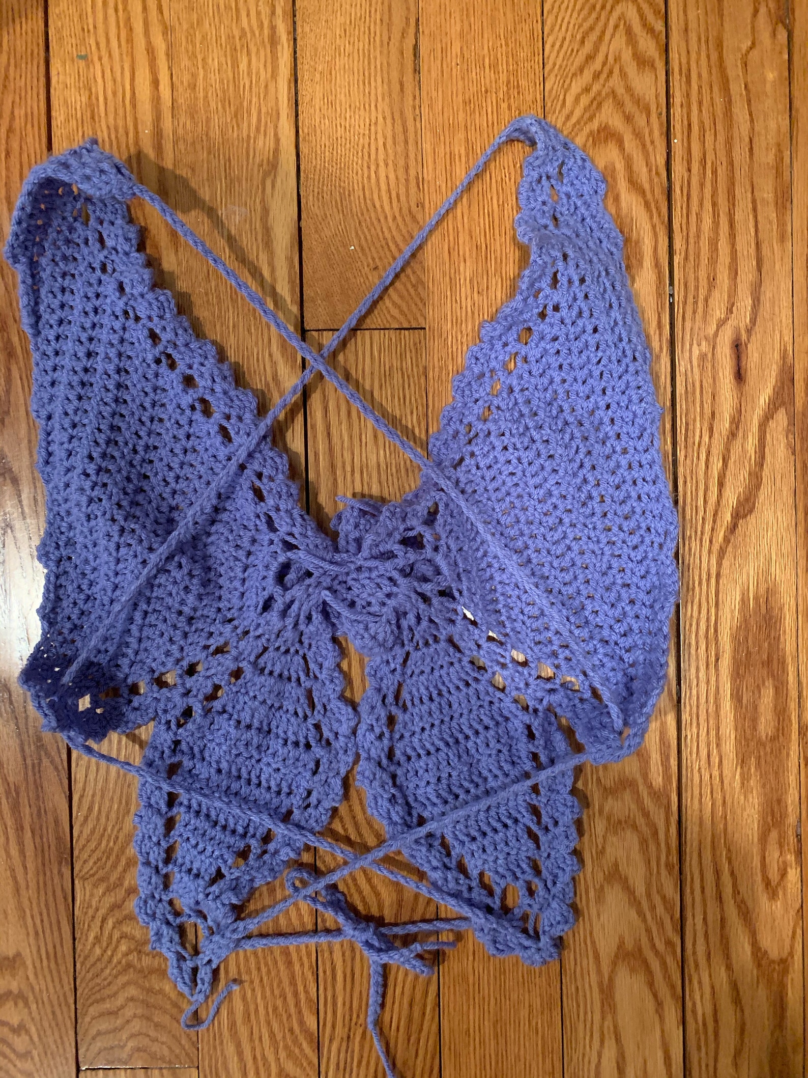 Crochet Butterfly Top Etsy