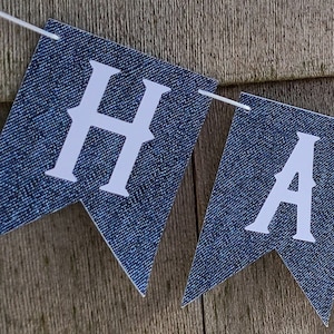 Western Happy Trails Banner: Denim Retirement, Going Away Party