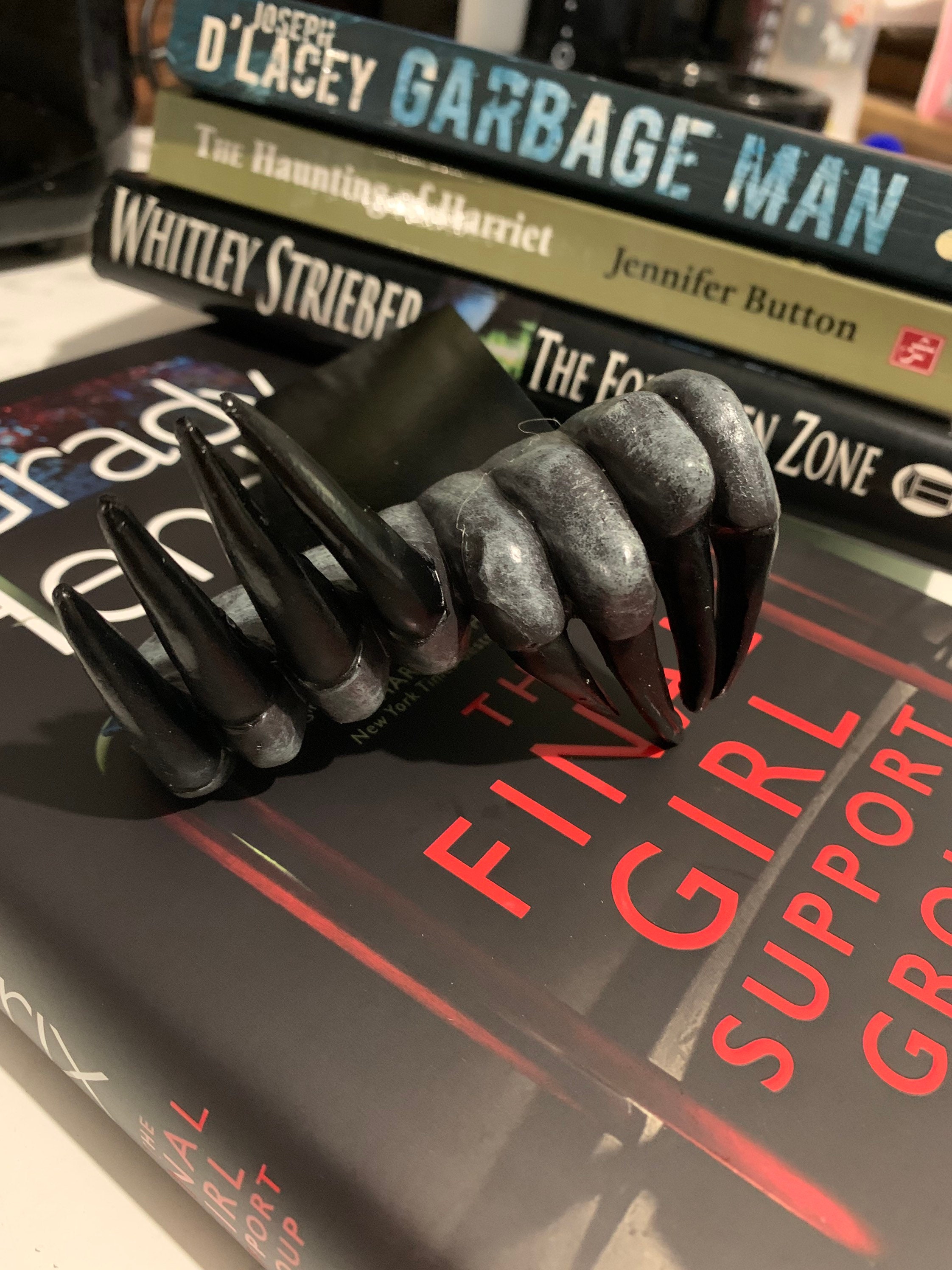 Monster Claw Resin Bookmark / Bookshelf decoration / Book Etsy