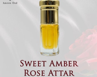 Sweet Amber Rose Attar – Rose Amber Perfume Oil
