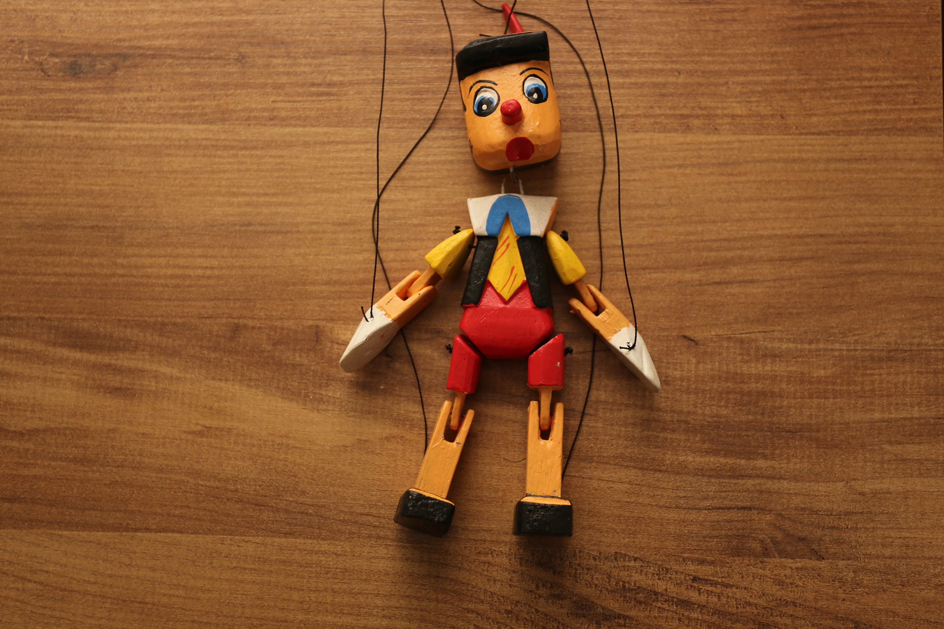 Pinocchio Puppet Wood and Handmade - Etsy Canada