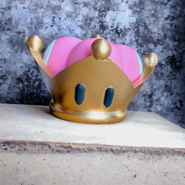 Bowsette Super Crown Cosplay Prop - Fan Art Super Mario Costume Cosplay Couronne cadeau Kit d'impression 3D