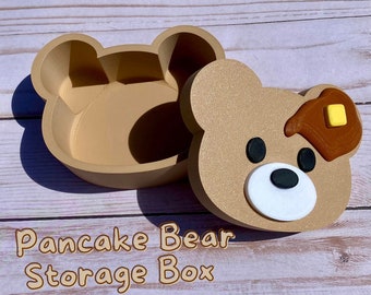 Kawaii Pancake Bear Storage Box