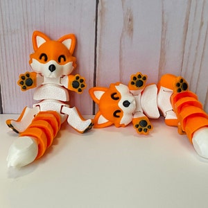 Articulated Baby Fox Fidget Toy Gift Home Decor image 4