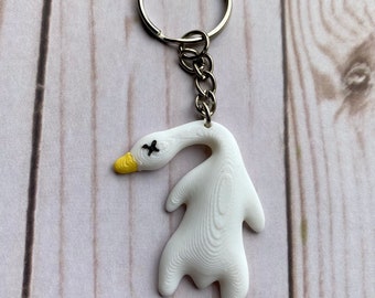 Kawaii Duck Keychain Charm - Y2K Goose Edgy Best Friend Relationship Gift