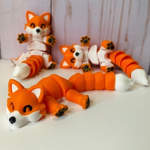 Articulated Baby Fox Fidget Toy Gift Home Decor image 2