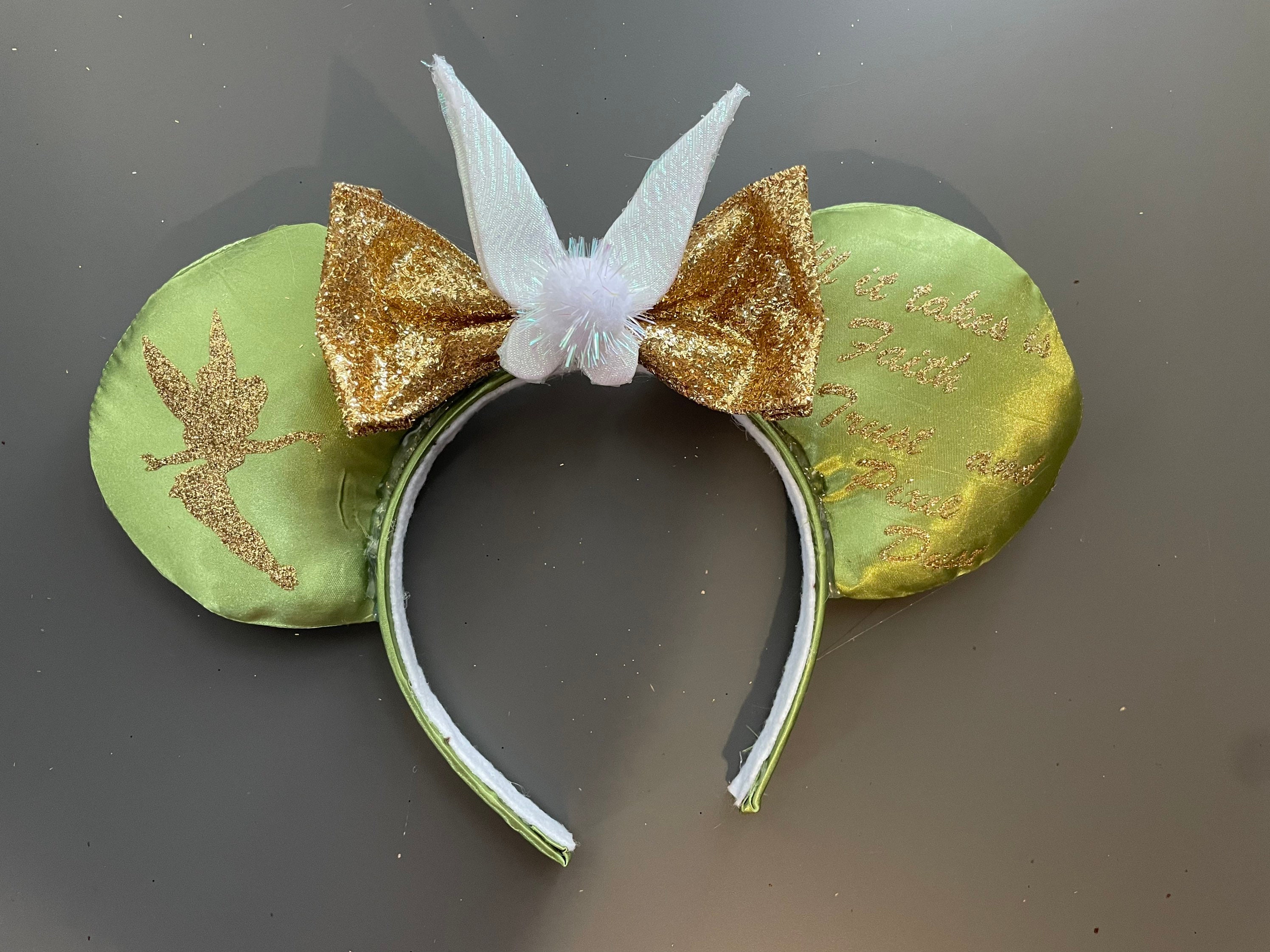 Tinkerbell Peter Pan Inspired Minnie Mouse Ears