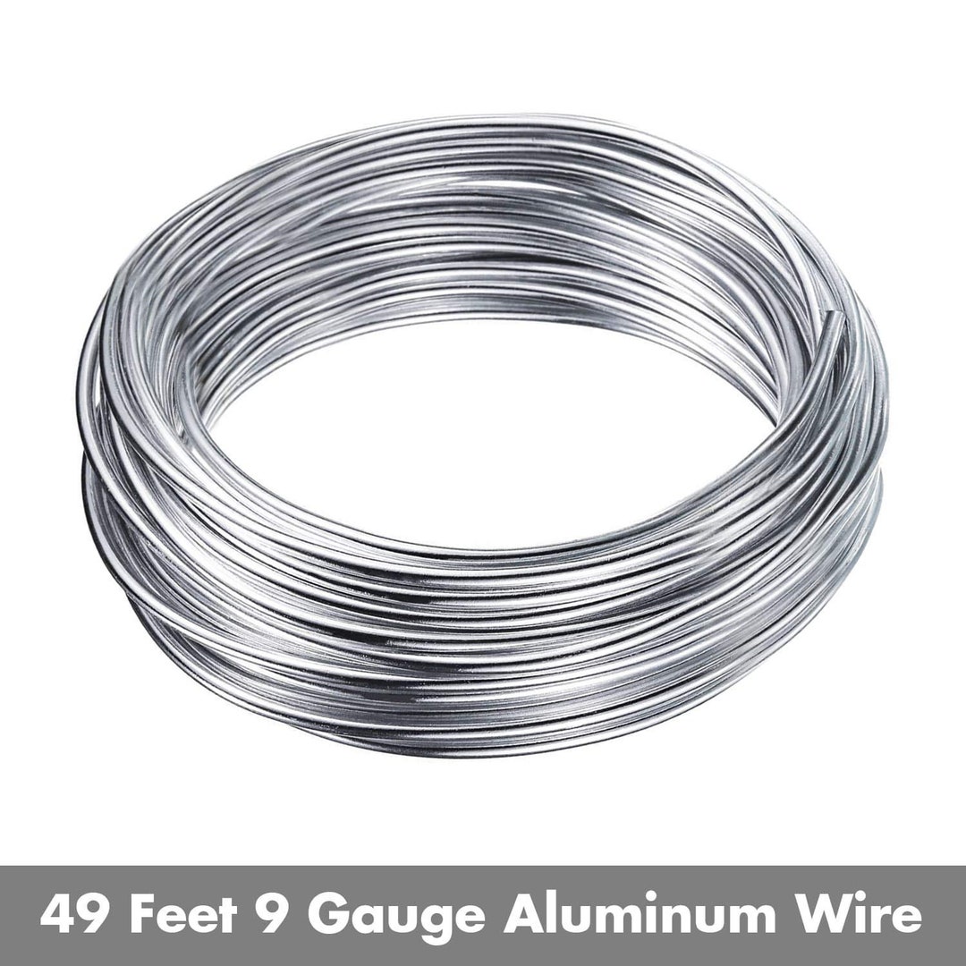 9 Gauge Bendable Metal Wire Armature Aluminum Craft Wire for Wreath