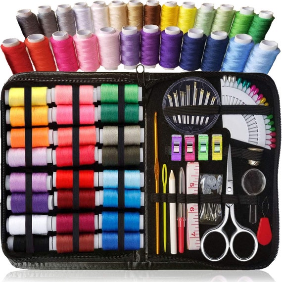 Sewing Kit Small Beginner Set W/multicolor Thread, Needles
