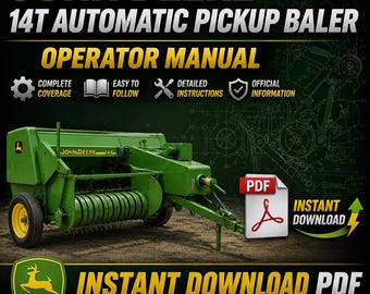 John Deere 14T automatisk pickup-balpress bruksanvisning