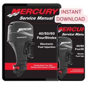 Mercury Outboard Repair Service Manual 40/50/60 HP EFI