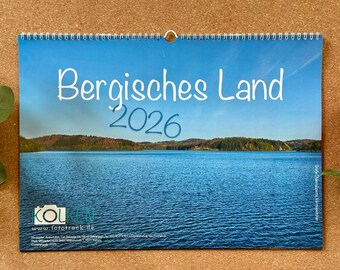 Calendário de fotos Bergisches Land 2026