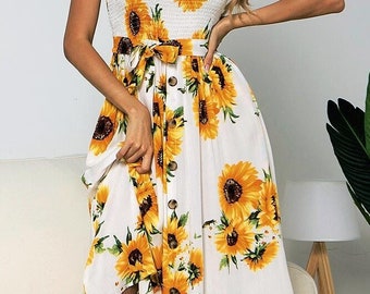 sunflower sundress