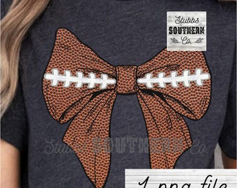 Coquette Bow PNG, Football Bow PNG, Gameday Bow Png, Sunday Football Png, Bow Png, Coquette Bow Clipart, Trendy Png, Football PNG