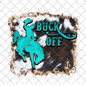 Western png, digital design download, Western Clipart, Southern Clipart, Buck Off png, Bucking Horse PNG, File for Sublimation