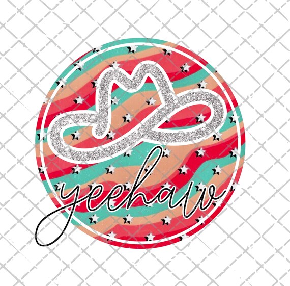 Yeehaw png, western digital design download, Western Clipart, Southern Clipart, Leopard PNG, Country PNG, File for Sublimation, boho png