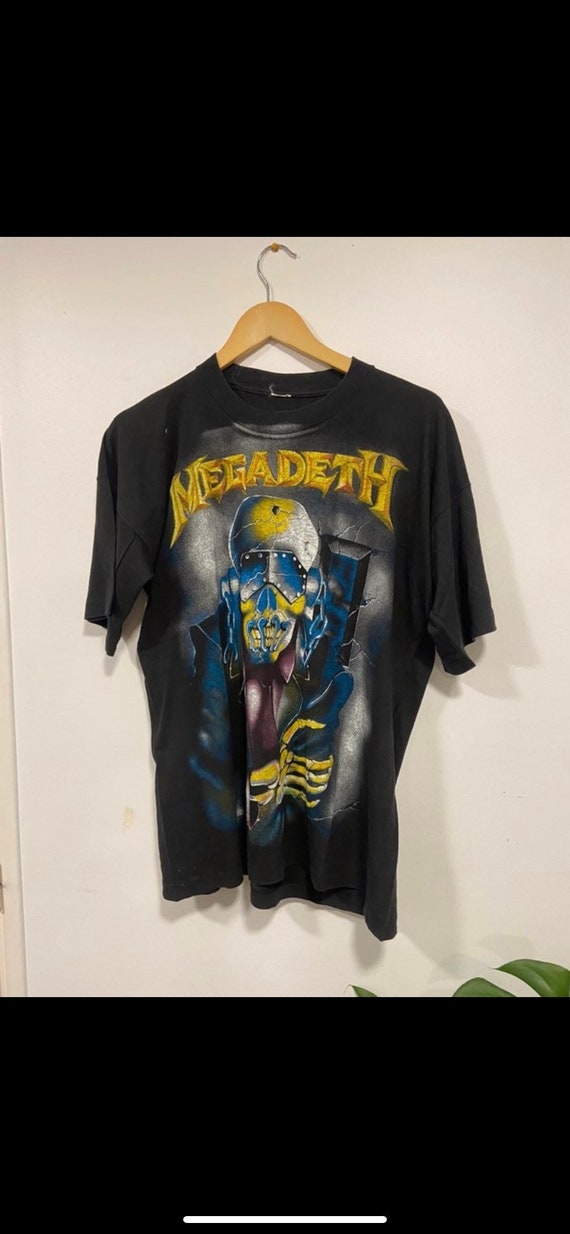 Vintage t-shirt metal megadeth bootleg - Gem