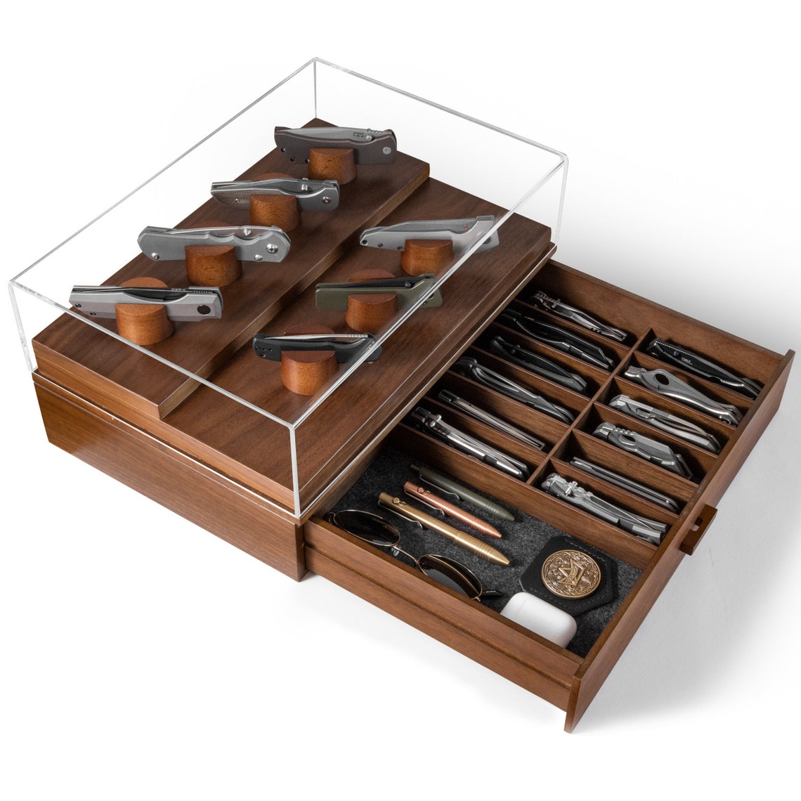 Knife Display Case EDC Knife Display and Storage for Etsy