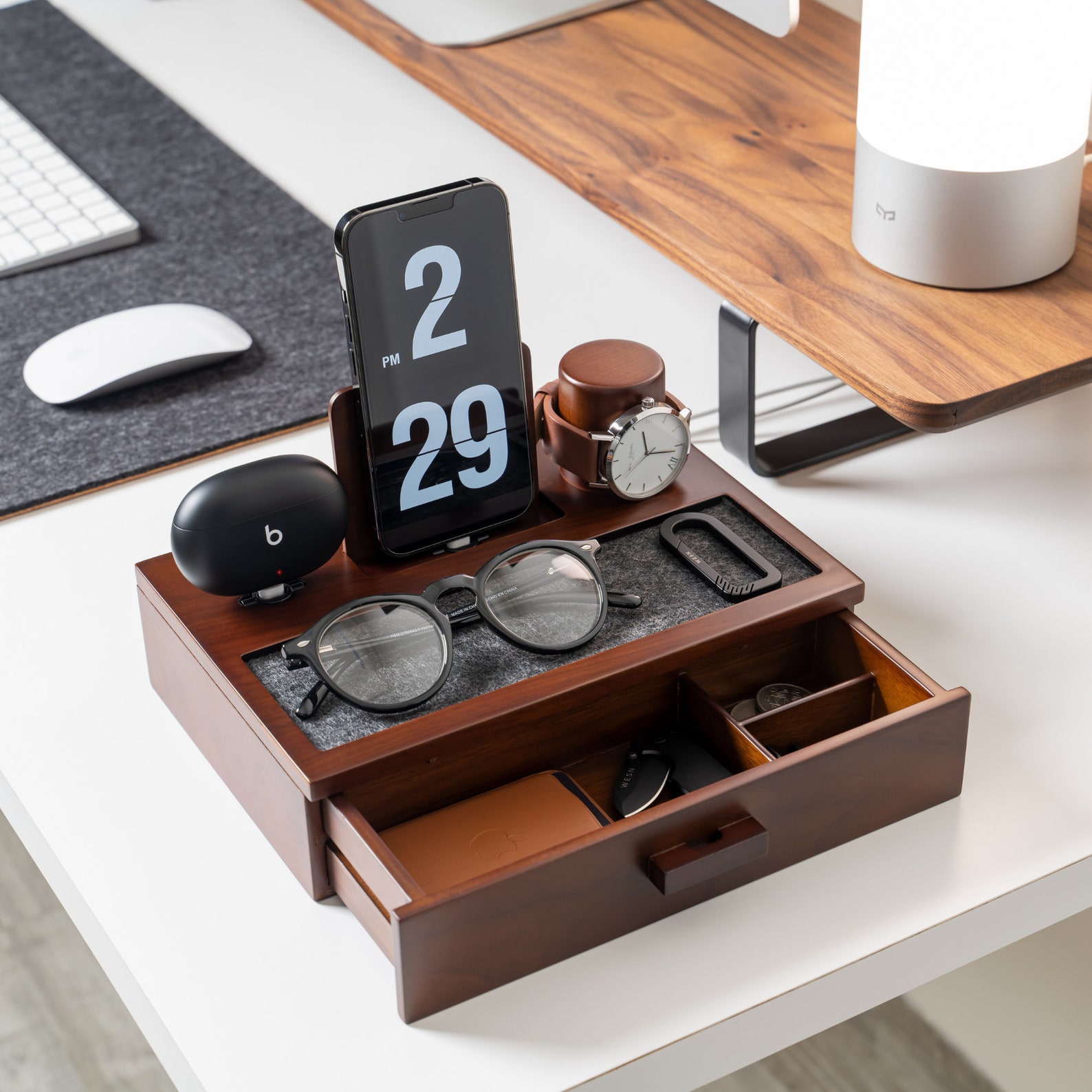 Wooden Charging Station for Multiple Devices Docking Station Etsy