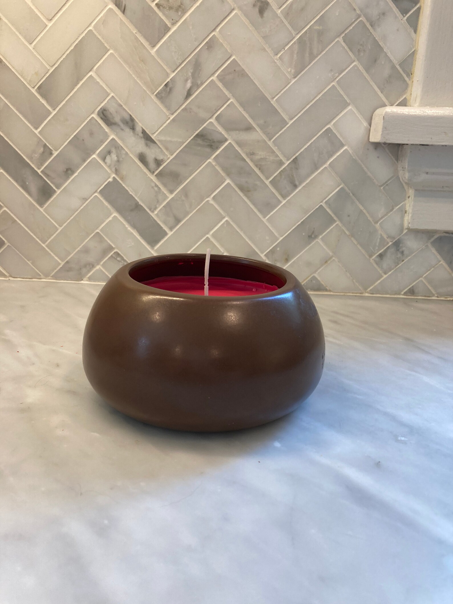 Handmade candle in reusable ceramic bowl Etsy