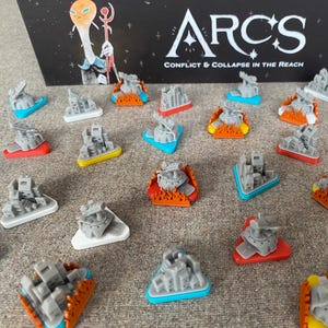 Arcs Board Game Cities and Starports