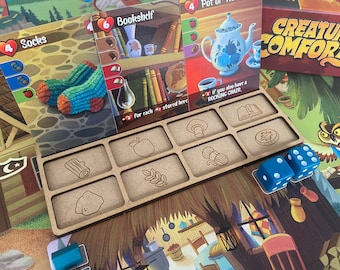 Creature Comforts-kaarthouder Spelersbord tokenbakje