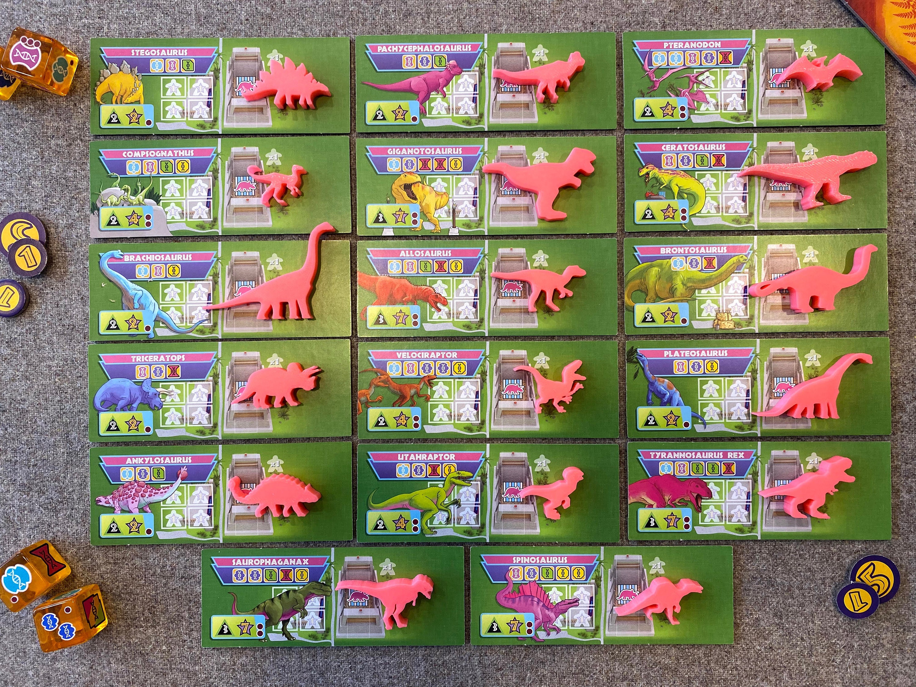 Dinosaur Island, Board Game