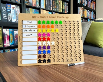 10x10 Board Game Challenge Tracker